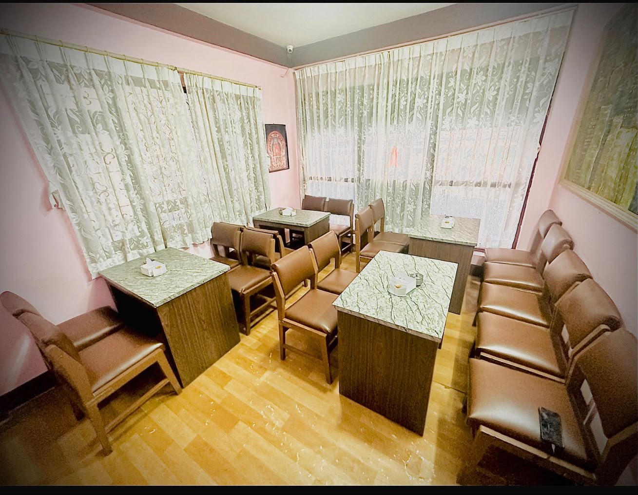 Restaurant dining area